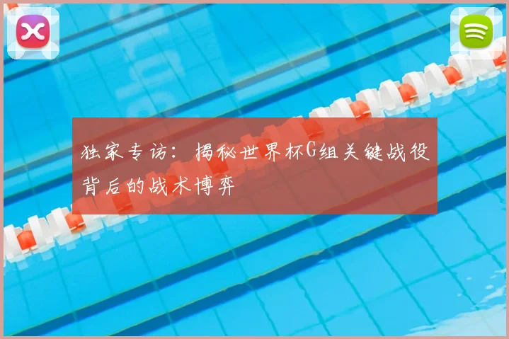 独家专访：揭秘世界杯G组关键战役背后的战术博弈